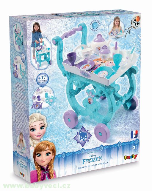 Servírovací vozík Frozen XL Tea Trolley Smoby > varianta vozík