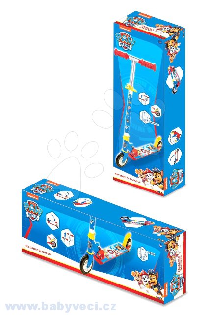 Smoby kovová lehká koloběžka tlapková patrola paw patrol > varianta paw patrol