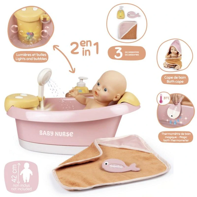 Vanička s tekoucí vodou Baby Nurse Smoby > varianta vanička