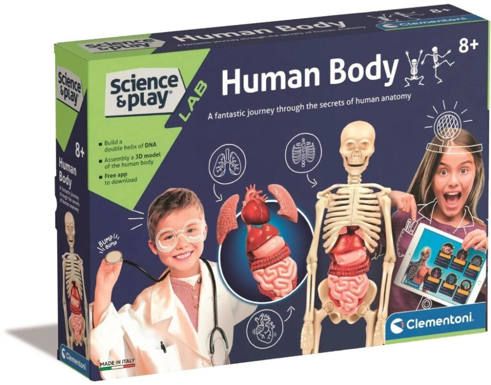 Dětská laboratoř clementoni lidské tělo