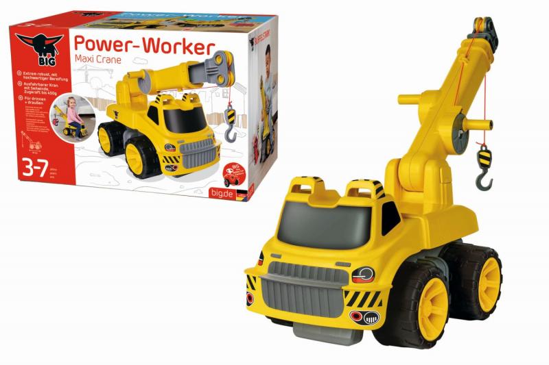Jeřáb stavař pro děti Max Power BIG se sedadlem