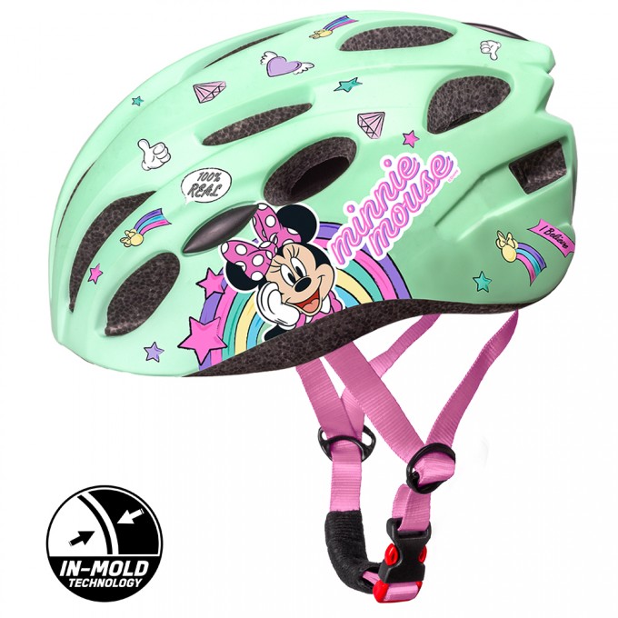 Dětská přilba kolo skate extra lehká Minnie mint