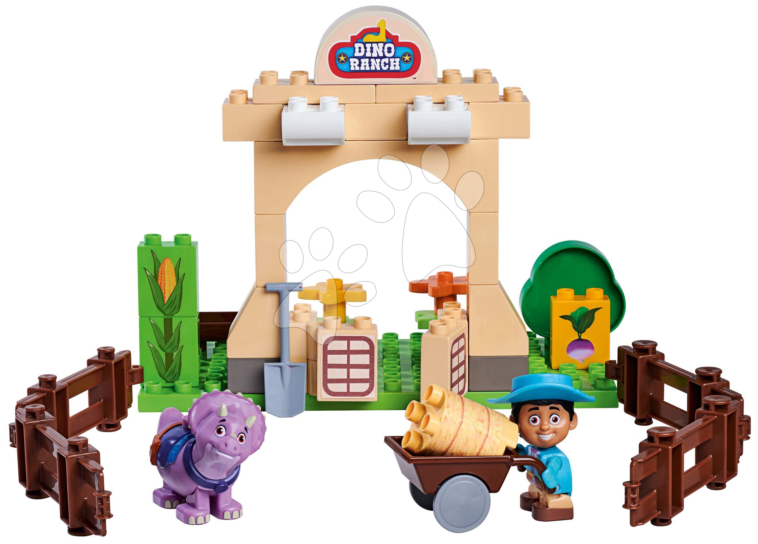 Stavebnice PlayBig Bloxx dinoclub corral ranch