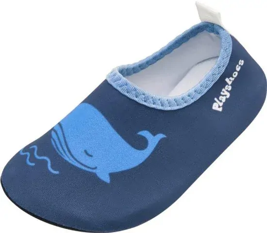 Dětské nazouvací protiskluzové boty Playshoes velryba