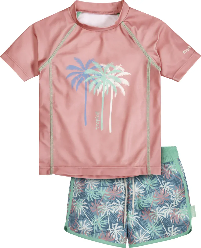 Playshoes plavky komplet palmy