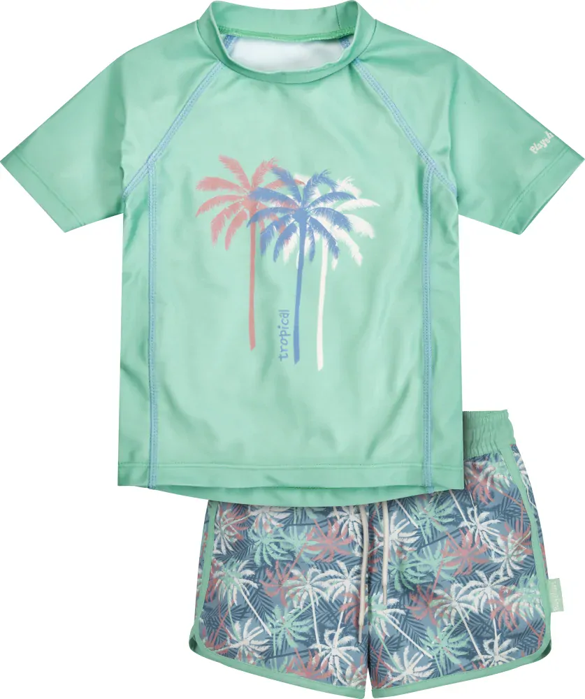 Playshoes plavky komplet palmy
