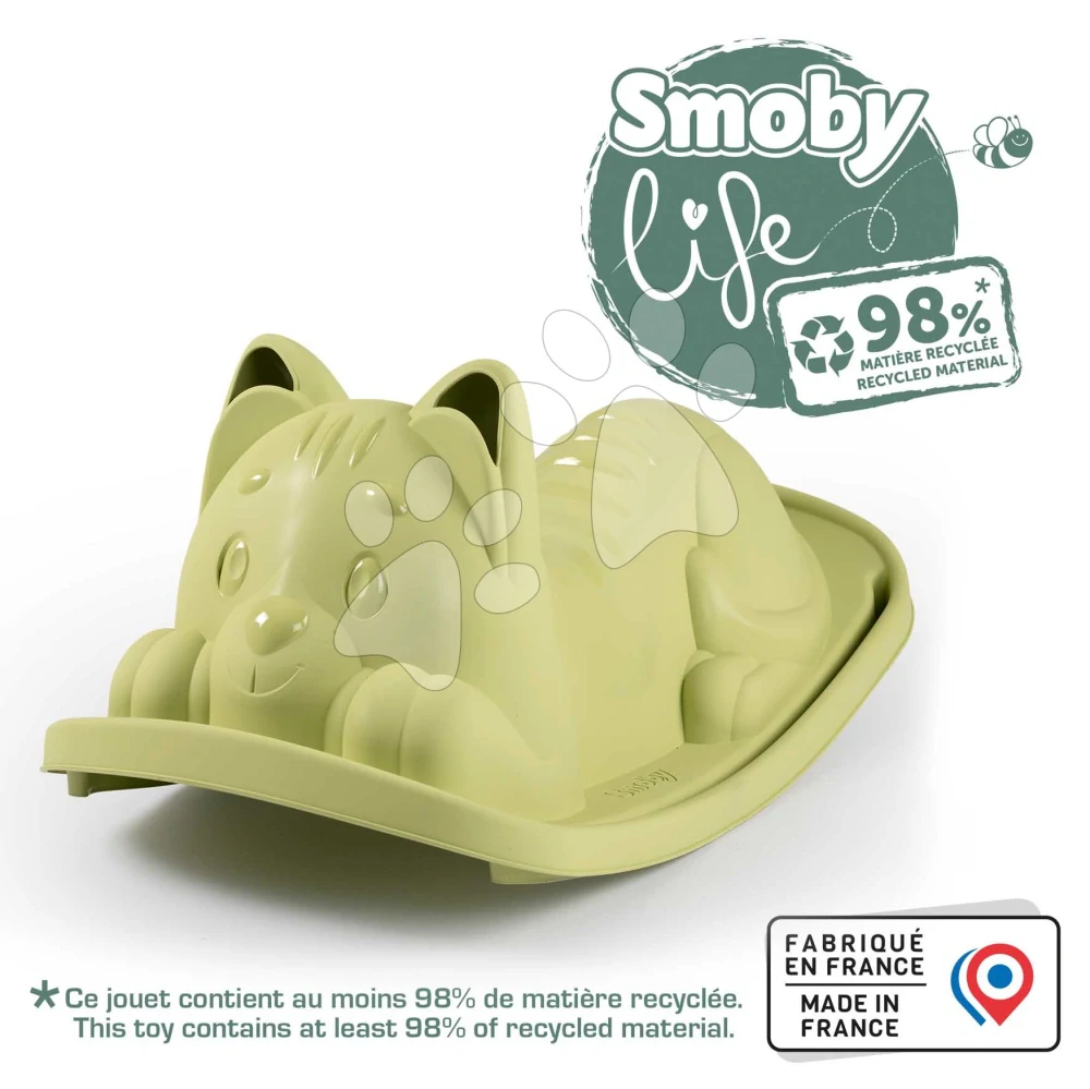 Houpačka smoby kočka zelená