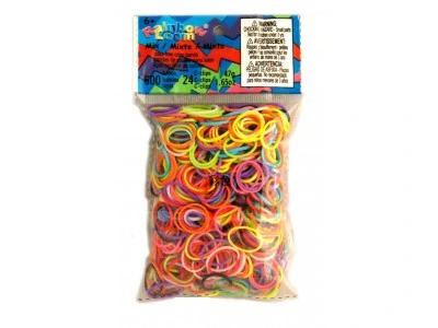Rainbow Loom ® náhradní gumičky barevný mix