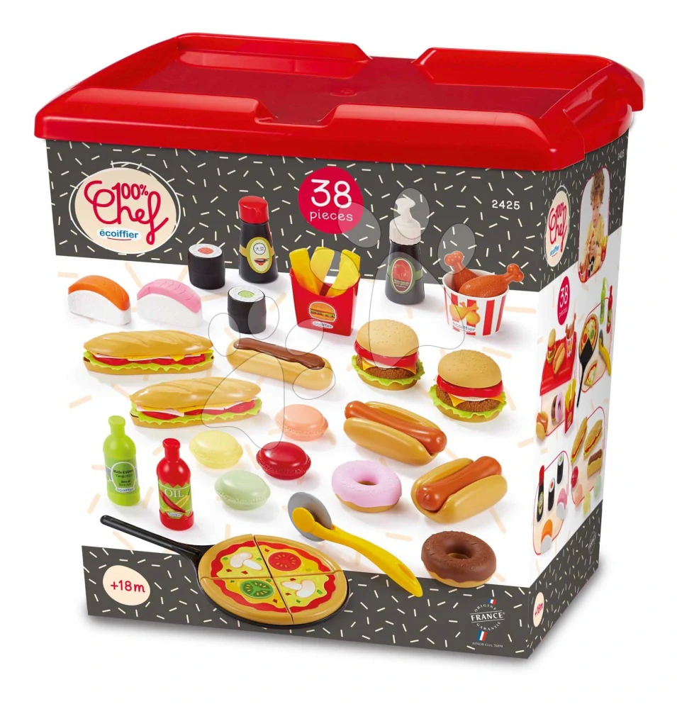 Potraviny fast food burger do kuchyňky