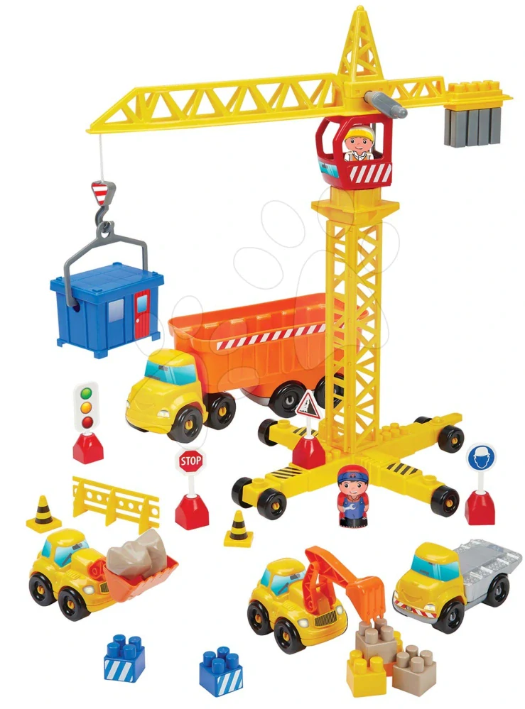 Stavebnice Abrick jeřáb stavba