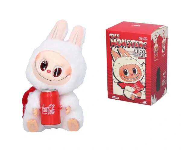 LABUBU Pop Mart The Monsters postavička sběratelská Coca Cola