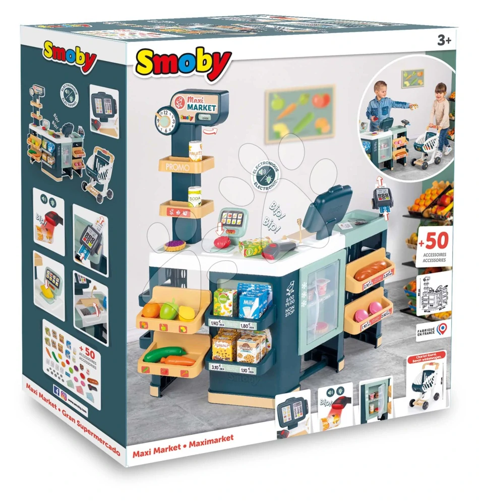 Obchod supermarket Smoby zvukový