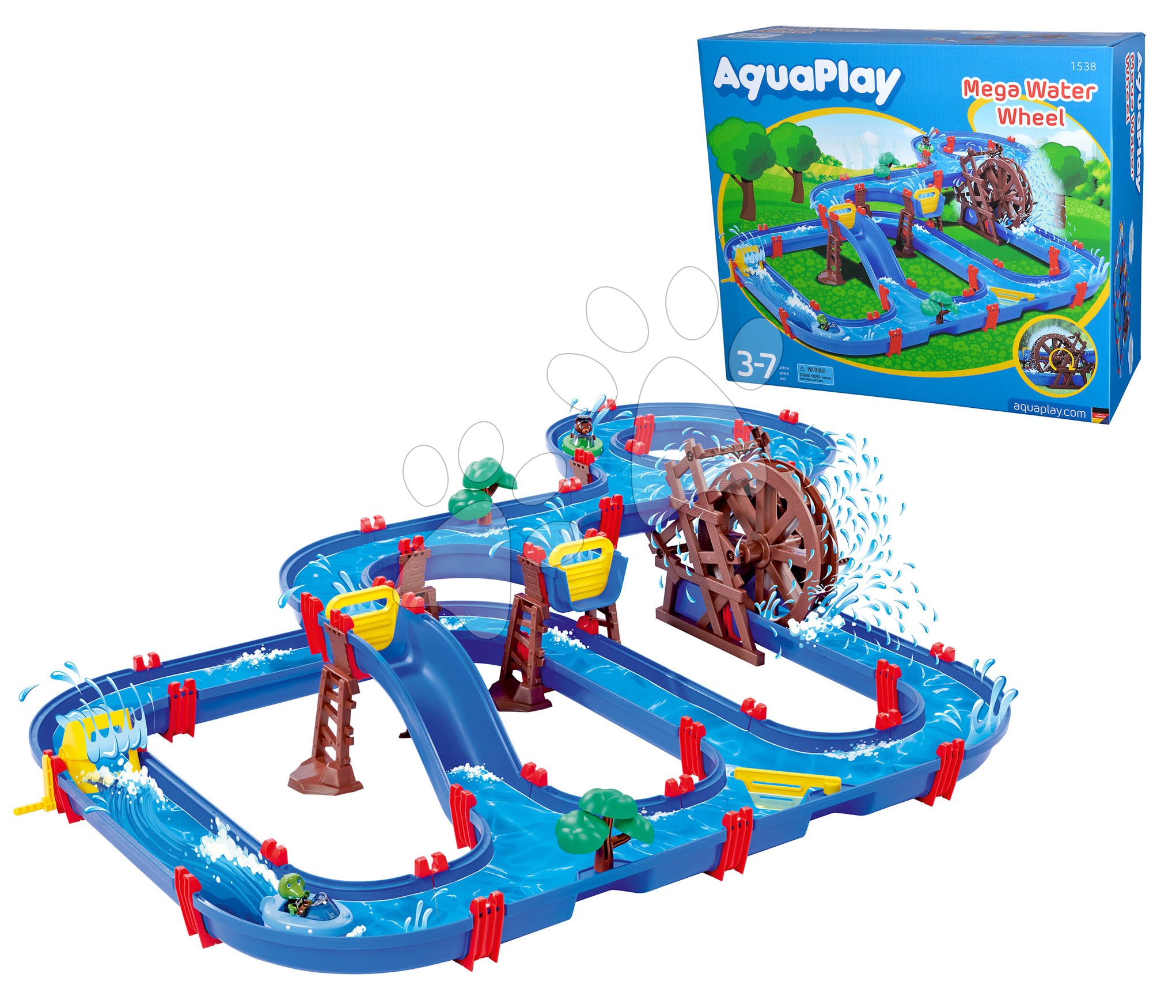 Vodní dráha vodní kolo Mega water wheel Aquaplay