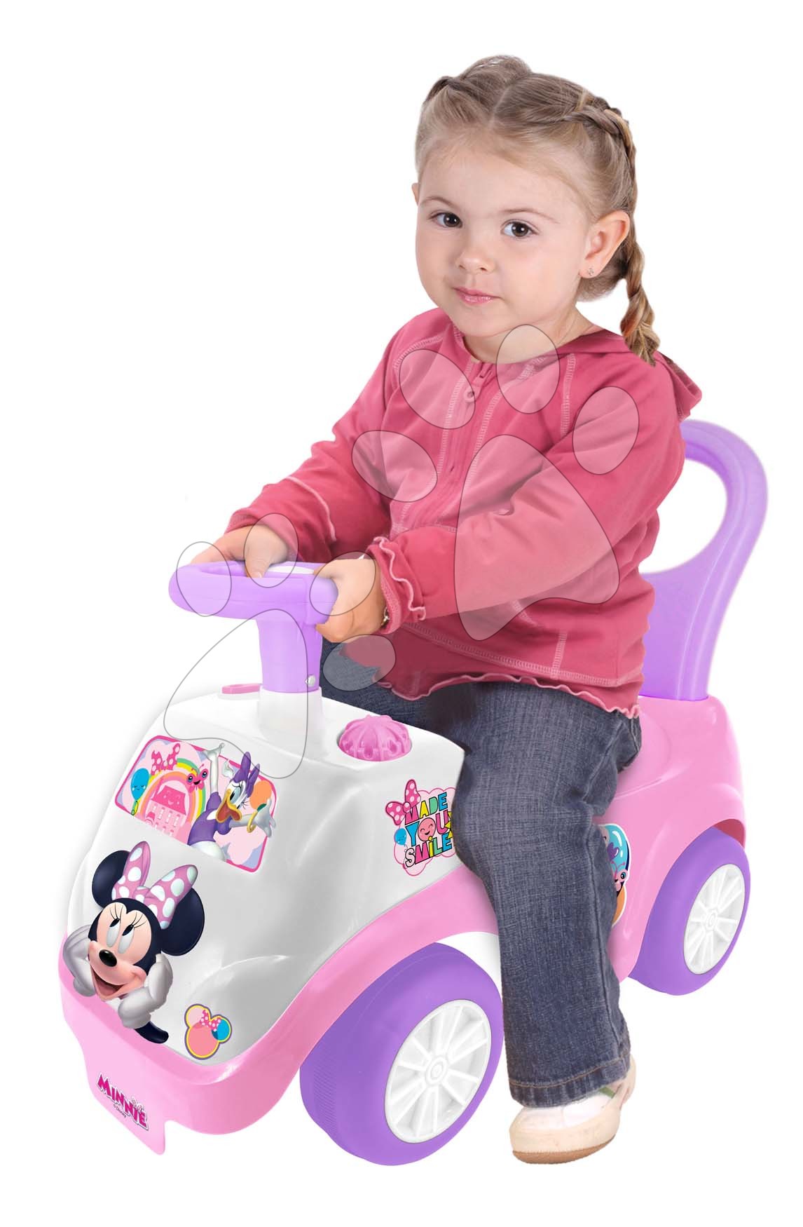 Odrážedlo minnie Kiddieland se zvukem a světlem