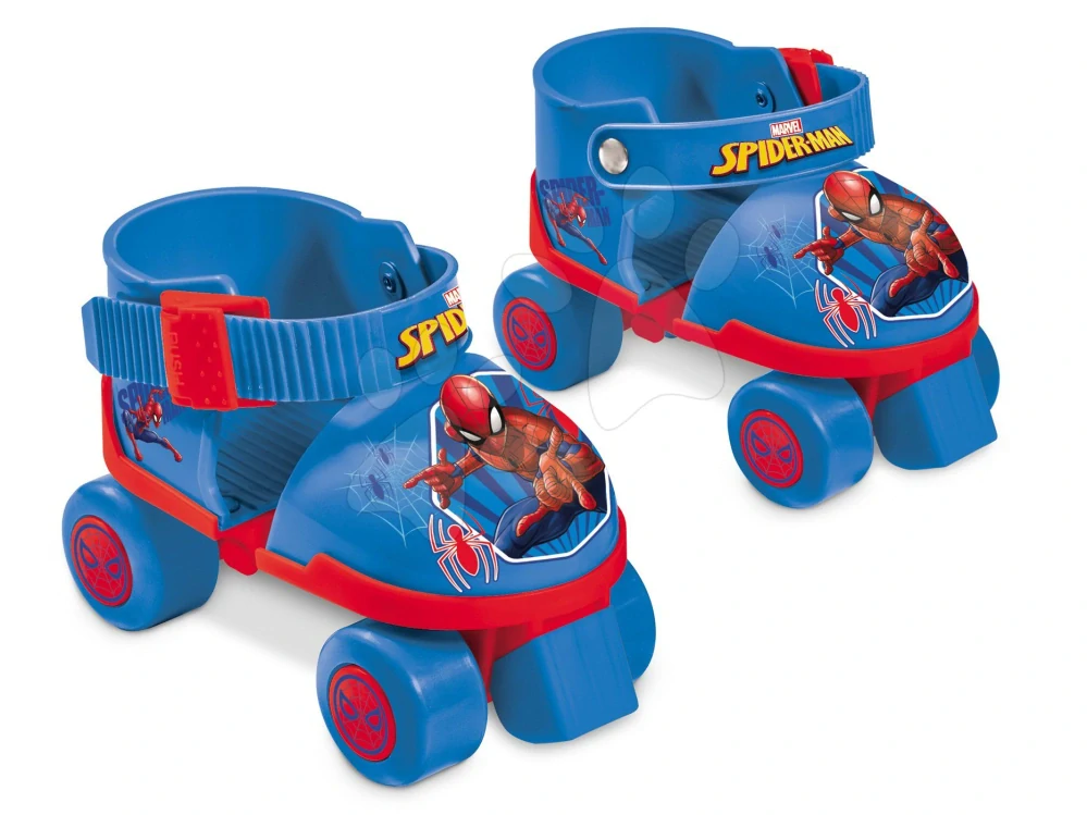 Kolečkové brusle a chrániče Spiderman čtyřkolečkové