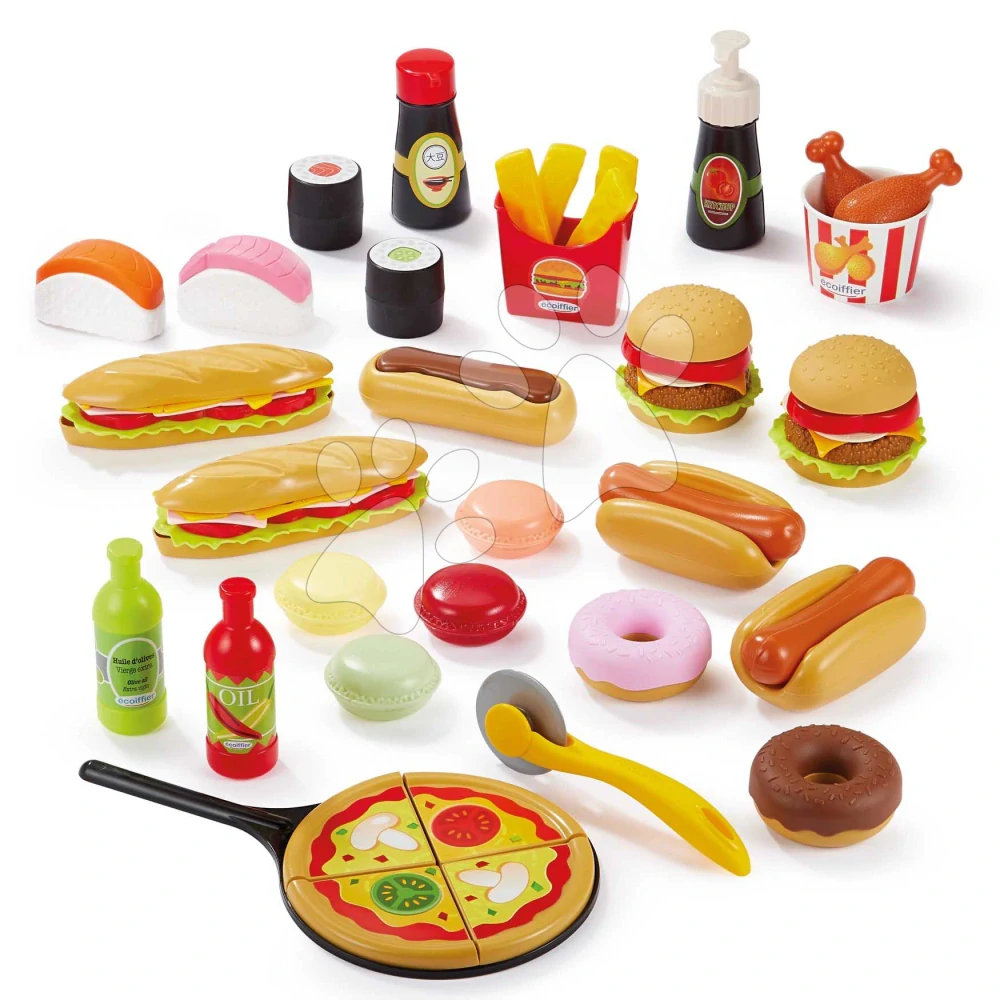 Potraviny fast food burger do kuchyňky