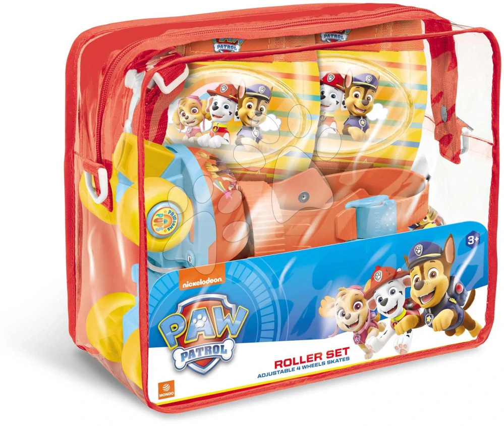 Kolečkové brusle a chrániče Paw Patrol tlapkov patrola