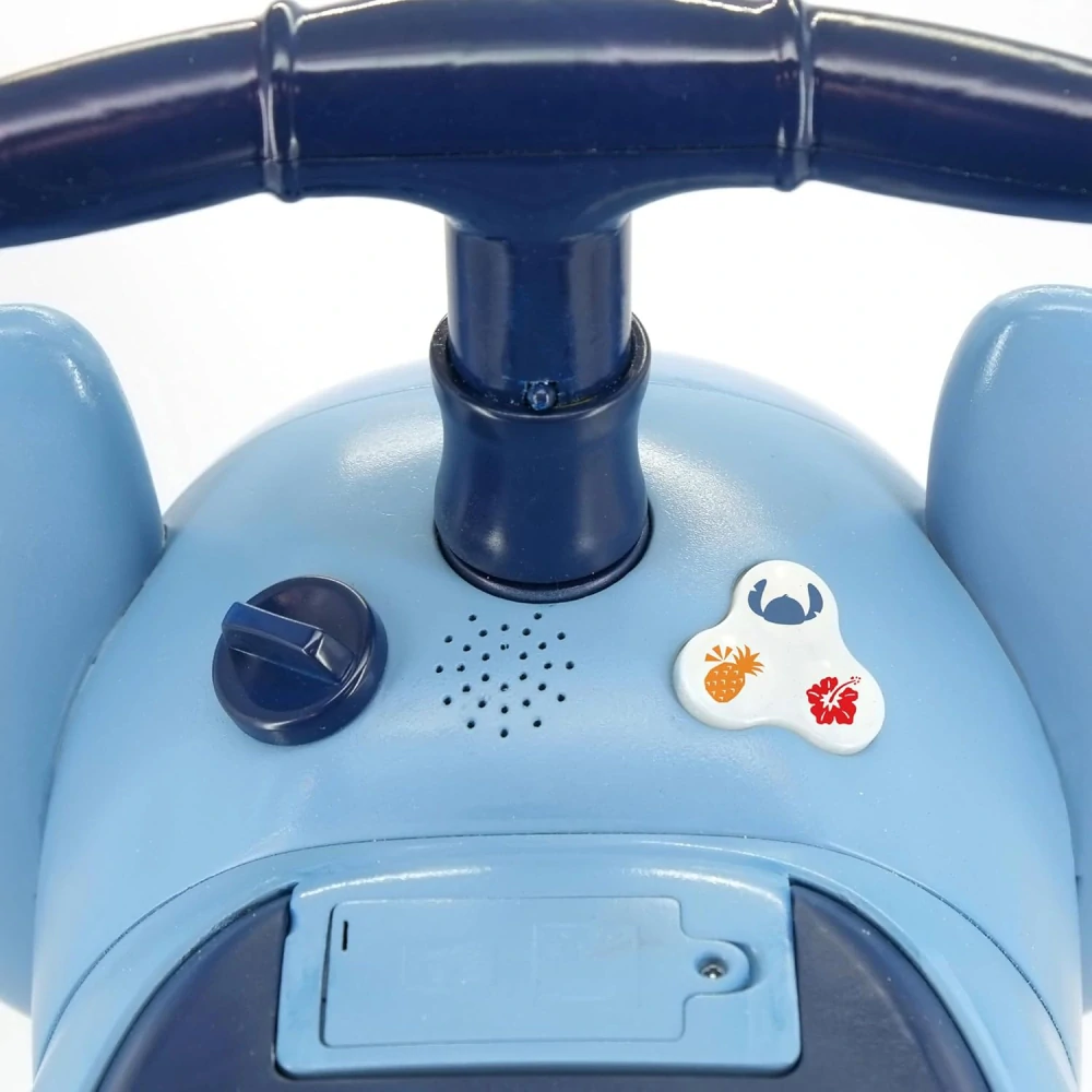 Odrážedlo Stitch Kiddieland se zvukem a úložným prostorem