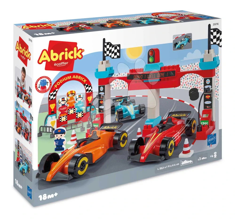 Stavebnice Závody Formule 1 Grand Prix Abrick Écoiffier