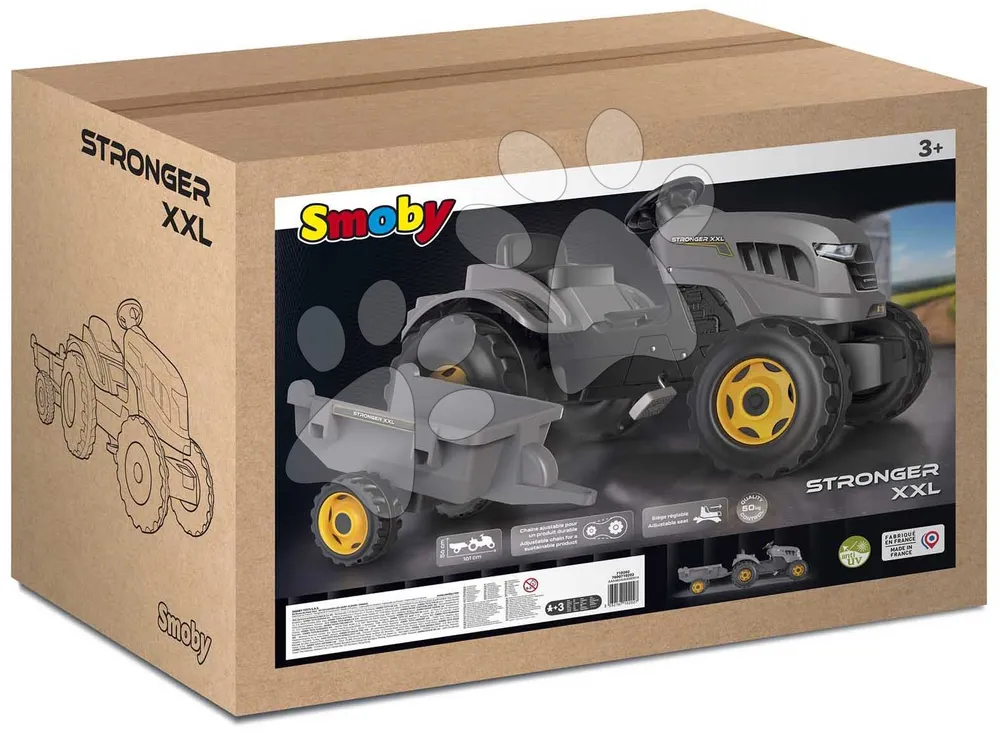 Traktor pro děti šlapací Stronger XXL Smoby