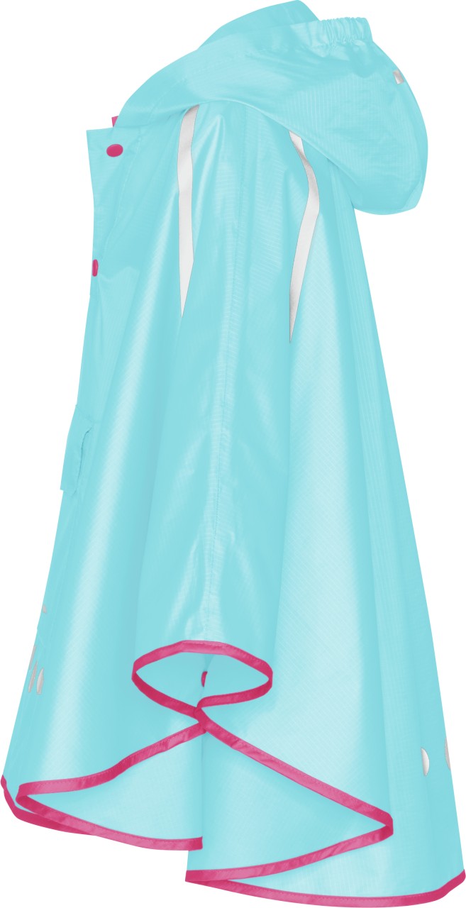 Dětské poncho pončo do deště Playshoes neon AQUA