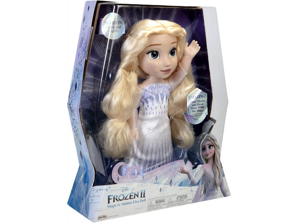 Ledové království Zpívající Elsa 40cm hýbá obličejem