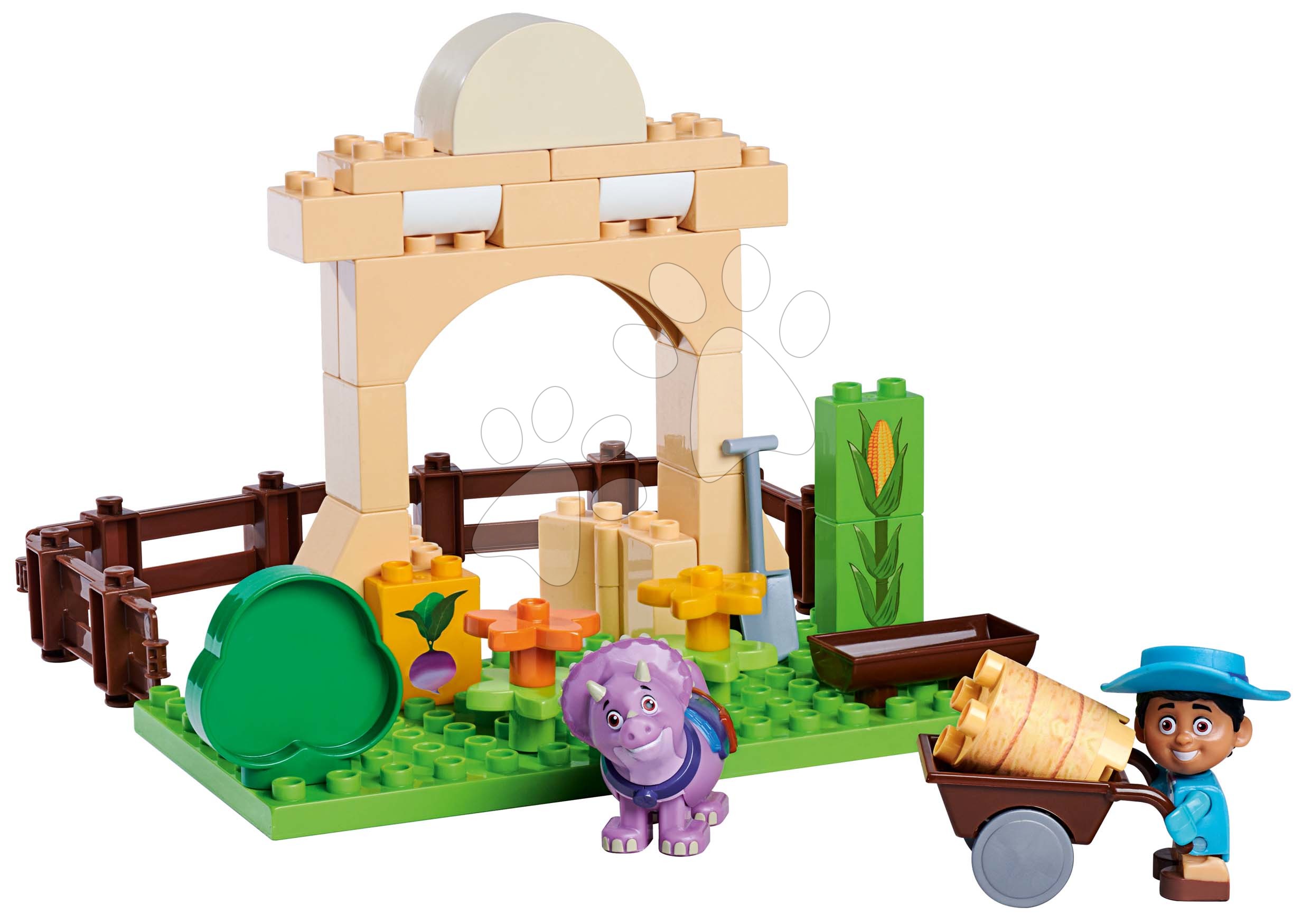 Stavebnice PlayBig Bloxx dinoclub corral ranch