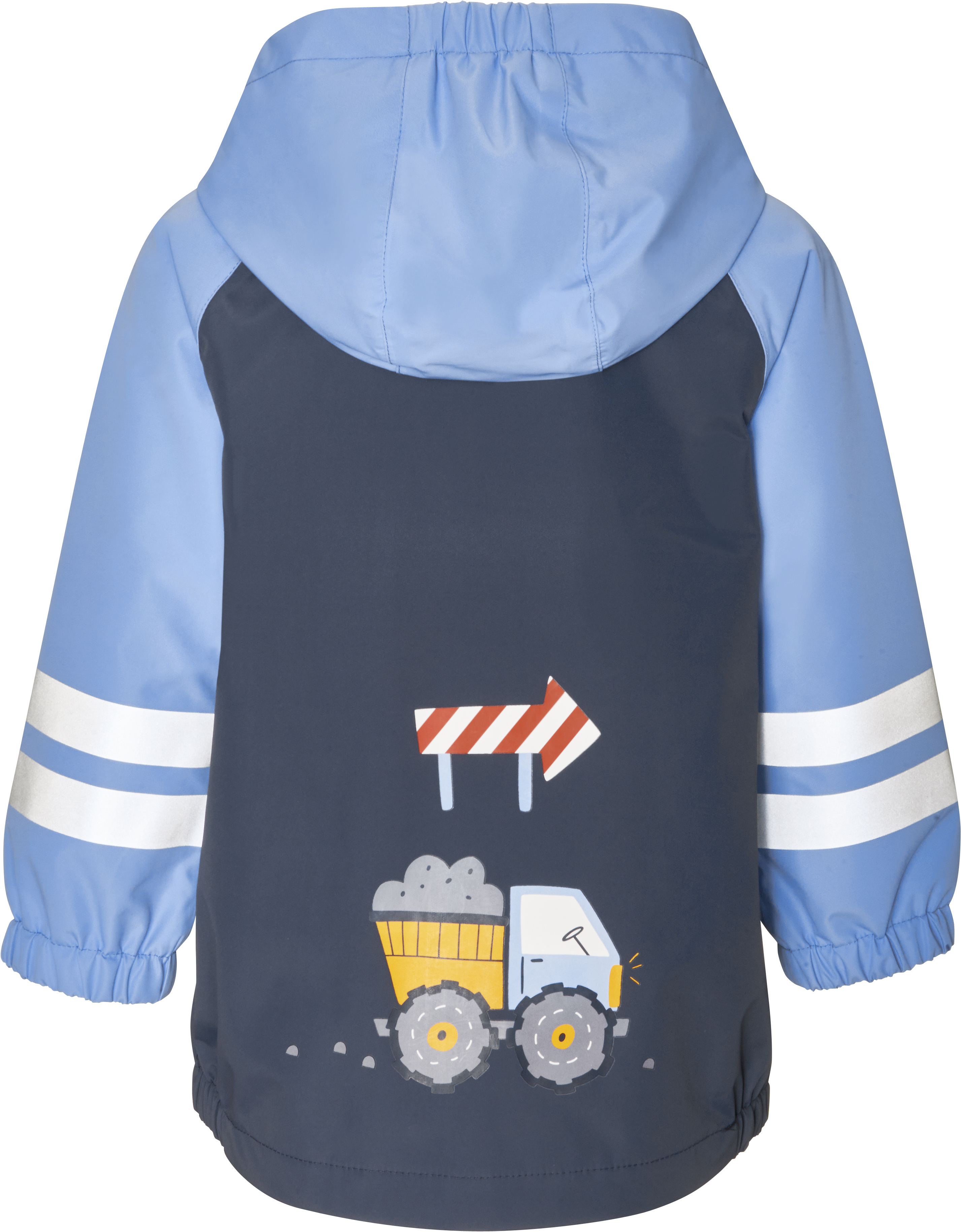 Dětská bunda pláštěnka Playshoes new stavba bagr