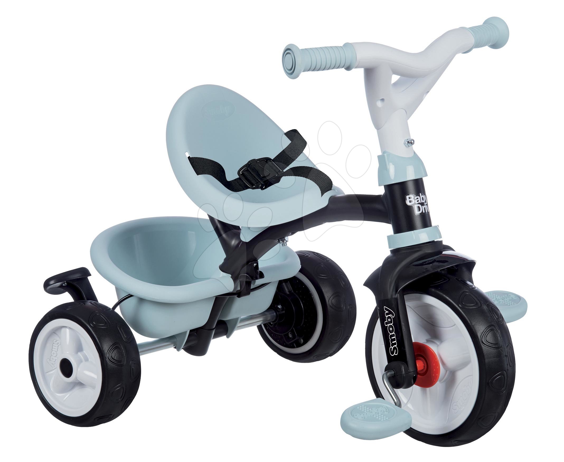 Tříkolka smoby 3v1 baby drive plus modrá