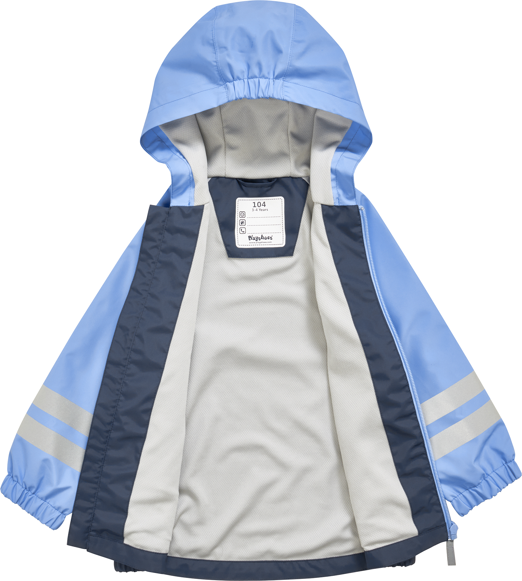 Dětská bunda pláštěnka Playshoes new stavba bagr