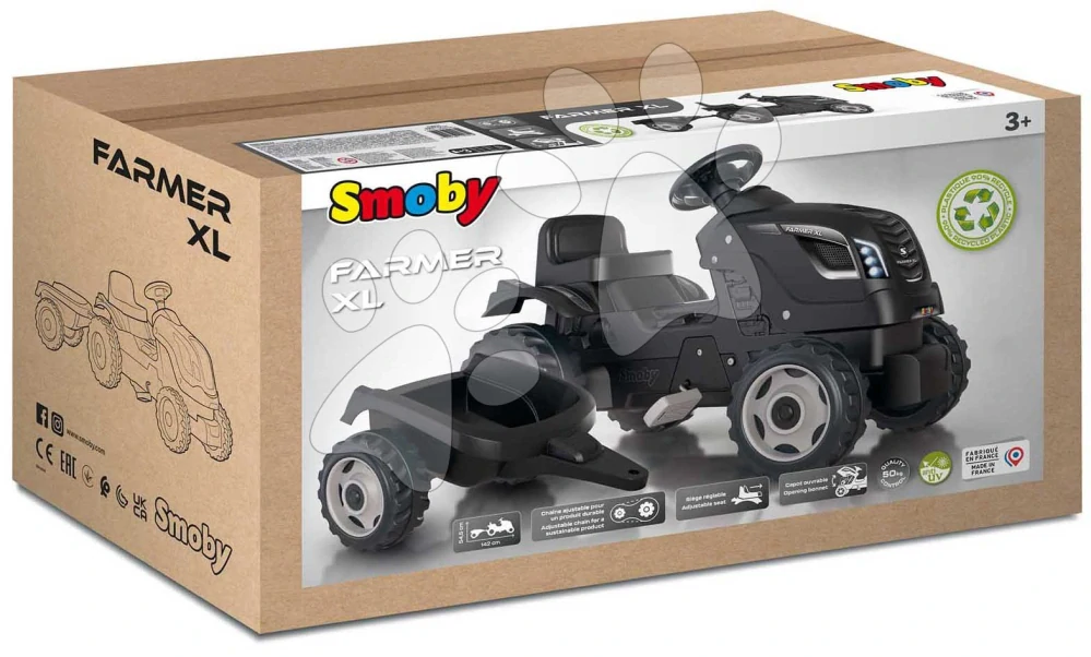 Traktor pro děti šlapací Farmer XXL Smoby zvedací kapota