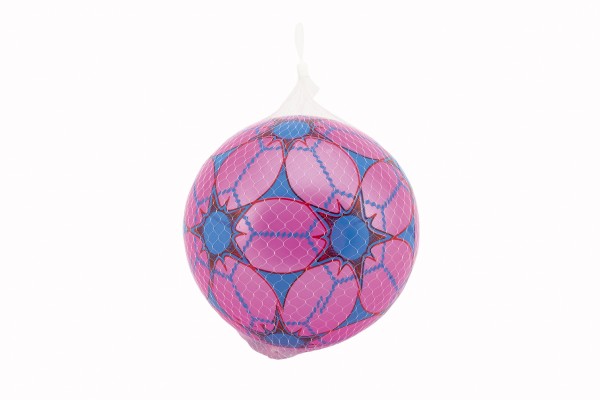 Míč barevný nafouknutý guma 23cm mix barev v síťce