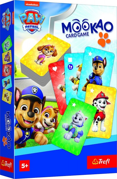 Karetní hra Mookao Tlapková patrola/Paw patrol společenská hra v krabici 14x21x4cm