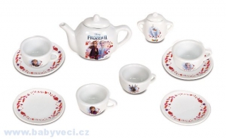 Porcelánový čajový servis frozen ledové království smoby > varianta frozen II