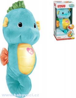 Fisher Price usínáček mořský koník modrý > varianta modrý koník