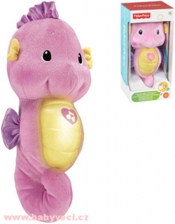 Fisher Price usínáček mořský koník růžový > varianta růžový koník mořský