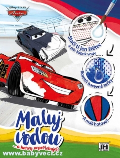 Velké vodové omalovánky maluj vodou Cars > varianta cars