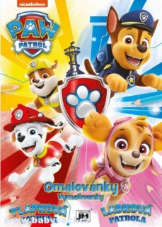 Klasické velké omalovánky A4 Paw patrol tlapková patrola > varianta paw patrol