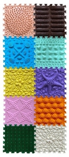 Masážní ortopedické podložky set 10 kusů > varianta sada 10ks