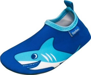 Dětské nazouvací protiskluzové boty Playshoes žralok 