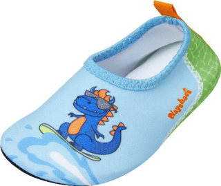 Playshoes dětské boty do vody nazouvací dino  