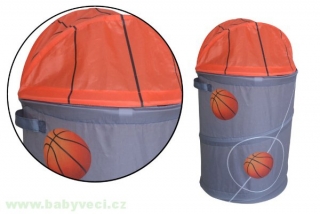 Koš na hračky úložný koš basketbal > varianta basket