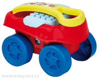 Abrick vozík s kostkami 40ks > varianta barevný