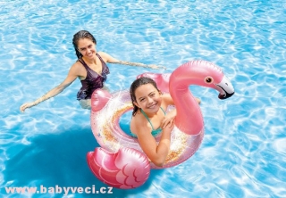 Nafukovací kruh Plameňák třpytivý > varianta plamenák