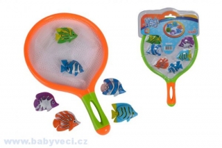 podběrák s rybičkami > varianta podběrák + rybky