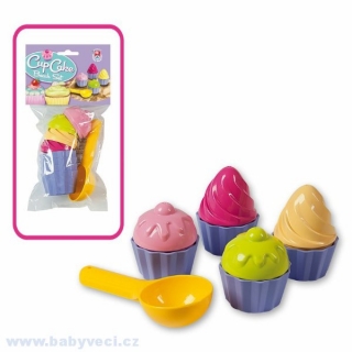 Sada tvořítek cupcake na písek i do kuchynky