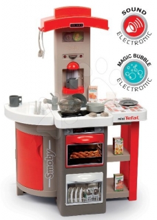 Kuchyňka skládací elektronická Tefal Opencook Smoby bubble > varianta červená