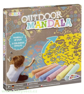 Set kříd a šablon mandala > varianta mandala
