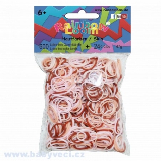 Rainbow Loom ® náhradní gumičky mix > varianta tělový mix