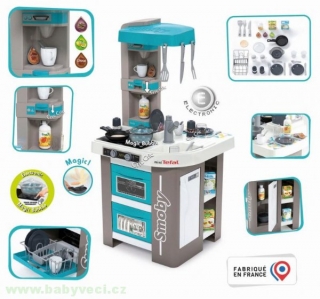 Kuchyňka elektronická Tefal Studio Kitchen Bubble 360° Smoby s magickým bubláním